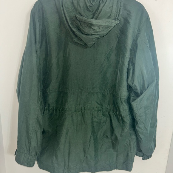 Eastern Mountain Sports Mens Windbreaker 1/2 Snap Front Pouch Jacket Vtg small - Picture 7 of 10